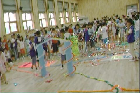 가평초교 발명영재반 도미노페스티발2 사진 2