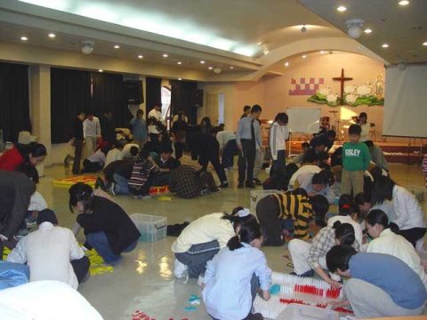 교회연합 중,고등부 도미노게임 사진 5