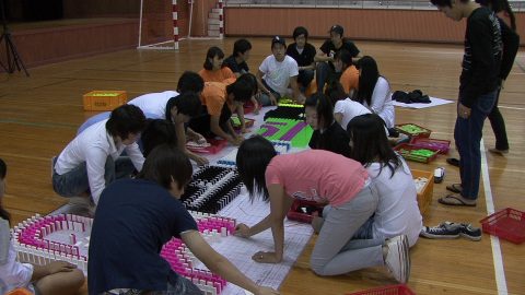 영동대학교 눈어치 한마당 도미노 사진 1