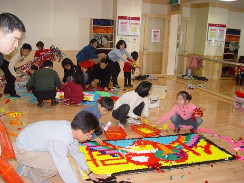 엄마,아빠 그리고 자녀와 함께하는 도미노행사 사진 13