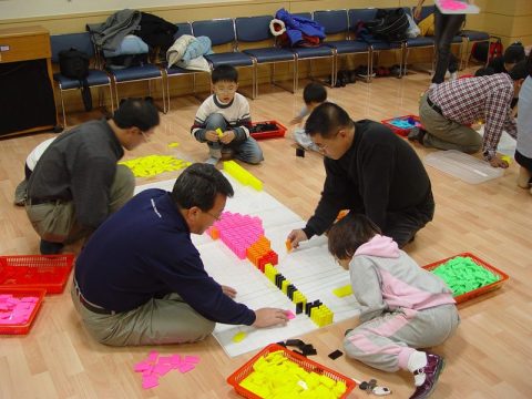 엄마,아빠 그리고 자녀와 함께하는 도미노행사 사진 3