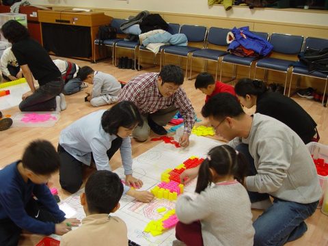 엄마,아빠 그리고 자녀와 함께하는 도미노행사 사진 4