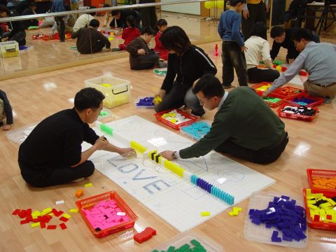 엄마,아빠 그리고 자녀와 함께하는 도미노행사 사진 5