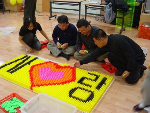 엄마,아빠 그리고 자녀와 함께하는 도미노행사 사진 10