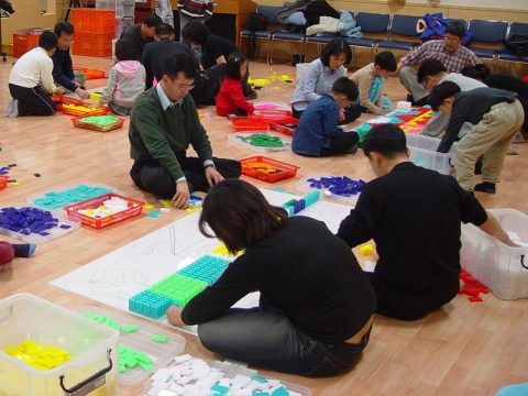 엄마,아빠 그리고 자녀와 함께하는 도미노행사 사진 7