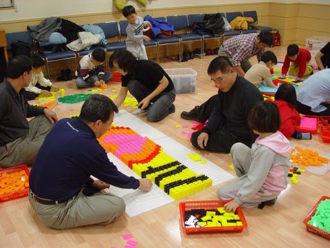 엄마,아빠 그리고 자녀와 함께하는 도미노행사 사진 8