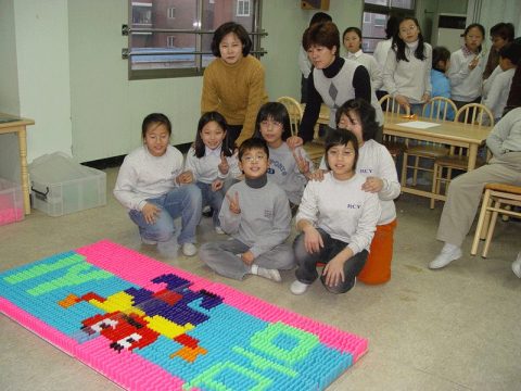 의정부초 어린이적십자 도미노게임 사진 14