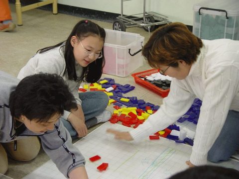 의정부초 어린이적십자 도미노게임 사진 3