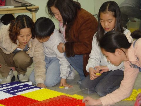 의정부초 어린이적십자 도미노게임 사진 9
