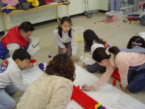 의정부초 어린이적십자 도미노게임 사진 12