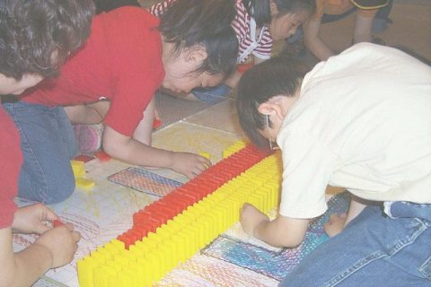 2003년 수원어린이한마당 가족도미노게임 사진 2