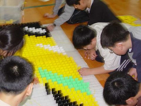 성도교회 중등부 동계수련회 도미노게임 사진 11