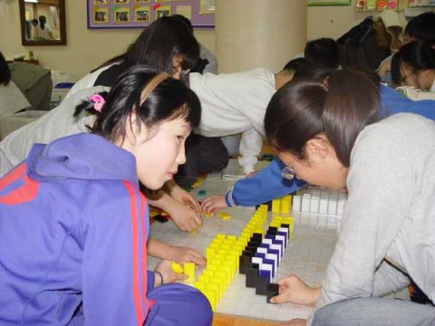 성도교회 중등부 동계수련회 도미노게임 사진 4