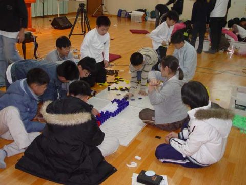 성도교회 중등부 동계수련회 도미노게임 사진 7