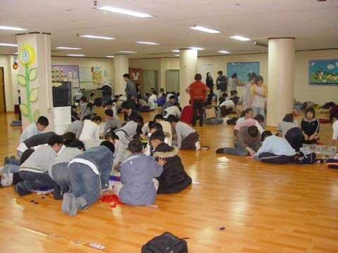 성도교회 중등부 동계수련회 도미노게임 사진 8