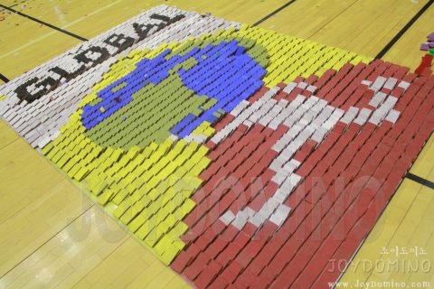 르노 삼성 자동차 / 창립 10주년 기념행사 / 도전기네스 클레이도미노 사진 12