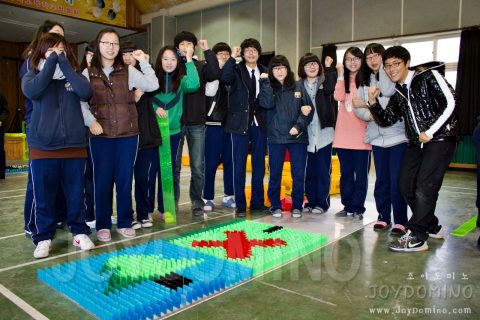강원사북고 / 전교생 축제 21회 산목고예술제 도미노 2010.12 사진 4