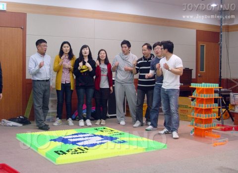 (주)인큐브테크 / 직원 워크샵 65명 /소통활성화 도미노 2011.04 사진 4