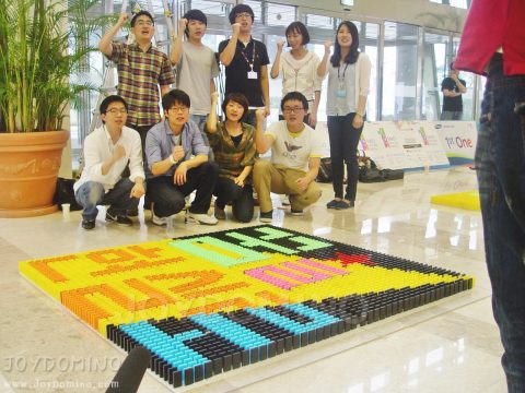 삼성 모바일 디스플레이 / Fist one Festival 화합의 도미노 사진 2
