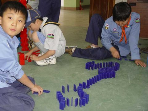 앞뜰야영 도미노게임 사진 12