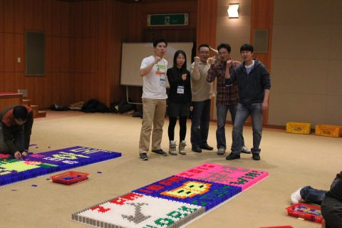 KAIST 경영대학 신입 WORKSHOP 2013 -2 소통활성화 도미노 사진 4