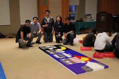 KAIST 경영대학 신입 WORKSHOP 2013 -2 소통활성화 도미노 사진 5
