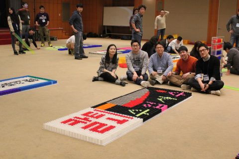 KAIST 경영대학 신입 WORKSHOP 2013 -2 소통활성화 도미노 사진 8
