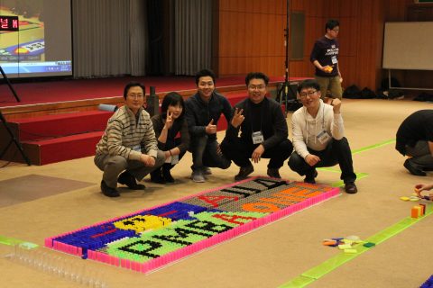 KAIST 경영대학 신입 WORKSHOP 2013 -2 소통활성화 도미노 사진 9