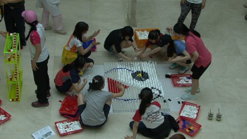 고대 구로병원 30주년 기념 단합 도미노 사진 4