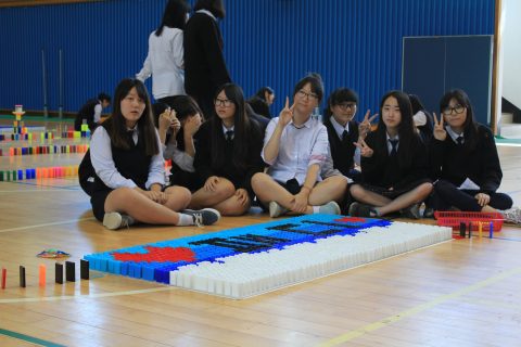 2013 한샘고 진로 탐색 주간 도미노 프로그램 사진 13