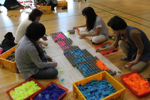 천보중학교 교사/  행복 학교 찿기 도미노 프로그램 사진 2