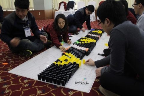 롯데주류 신입사원 조직활성화 5대 혁신과제 실천 도미노게임 사진 6
