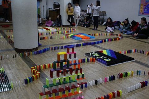 2014 염산교회 유년부 도미노게임 사진 12