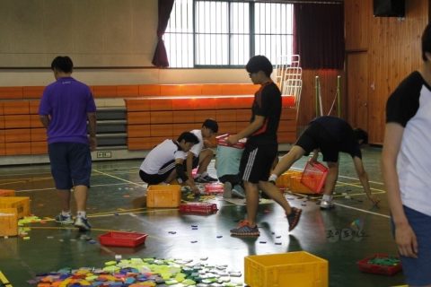 홍천농고 성장여행캠프 도미노 프로그램 사진 11