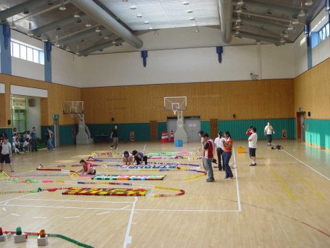 2005 국제 청소년 캠프 한마음 도미노 행사 (1) 사진 10