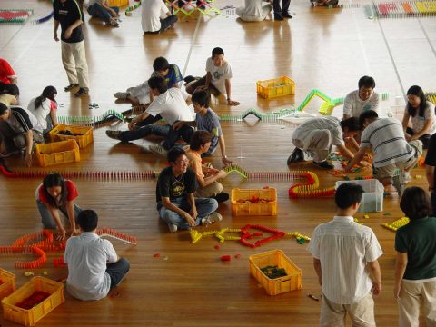 2005세계평화축전 자원봉사자 한마음 도미노게임 (2) 사진 4