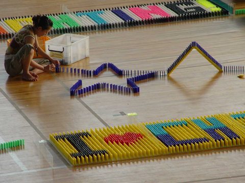 2005세계평화축전 자원봉사자 한마음 도미노게임 (2) 사진 7