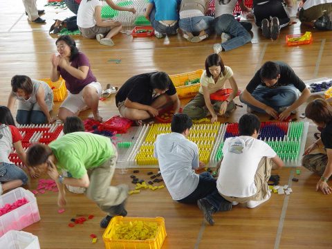 2005세계평화축전 자원봉사자 한마음 도미노게임 (3) 사진 7