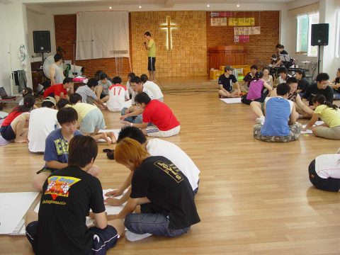교회 청년부 수련회 사진 2